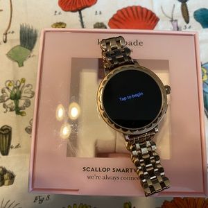 Kate Spade Rose Gold Scallop Smart Watch